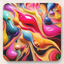 Abstrakte Blasen miteinander verbinden