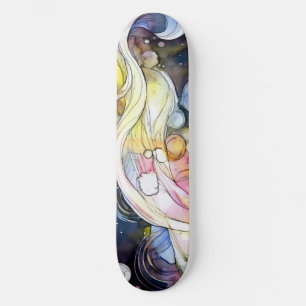 Abstrakte Blasen Skateboard