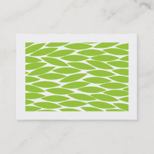 Abstrakte Blätter (grenzenlos) - Mars Grn Visitenkarte
