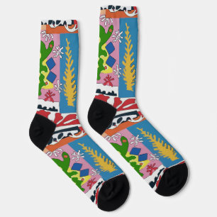 Abstrakte Blätter Socken
