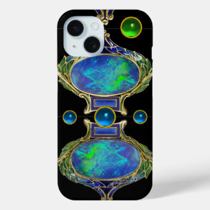 ABSTRAKTE BLAUE GRÜNE OPALE WIRKUNG MIT GEMSTONES Case-Mate iPhone HÜLLE