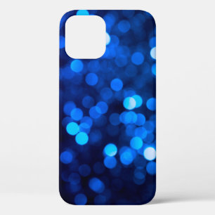Abstrakte blaue Leuchtpunkte Case-Mate iPhone Hülle