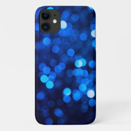 Abstrakte blaue Leuchtpunkte Case-Mate iPhone Hülle