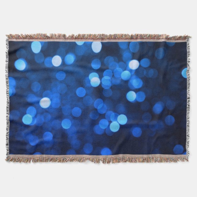 Abstrakte blaue Leuchtpunkte Decke (Vorderseite)