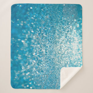 Abstrakte blaue Lichter, künstlerischer Hintergrun Sherpadecke