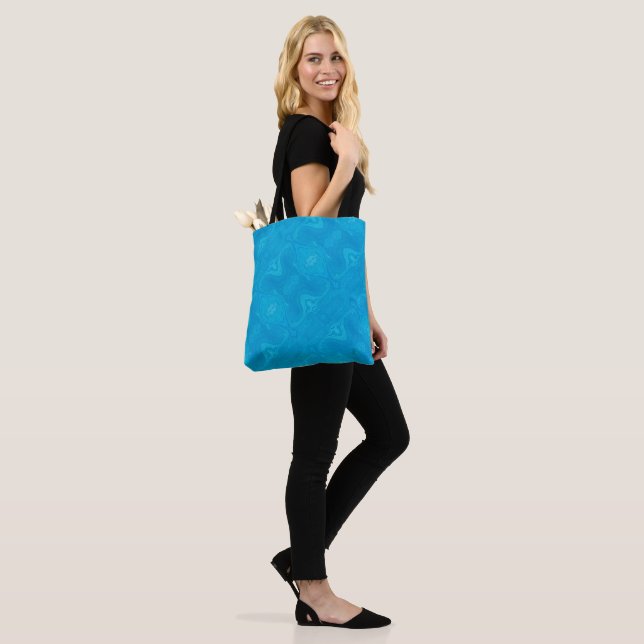 Abstrakte Blaue Marmor-Personalisierte HP-Hülle (Am Model)