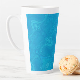 Abstrakte Blaue Marmor Personalisierte HP-Hülle Milchtasse