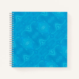 Abstrakte Blaue Marmor-Personalisierte HP-Hülle Notizbuch