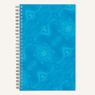 Abstrakte Blaue Marmor-Personalisierte HP-Hülle Notizbuch