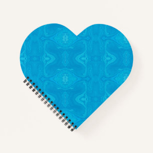 Abstrakte Blaue Marmor-Personalisierte HP-Hülle Notizbuch