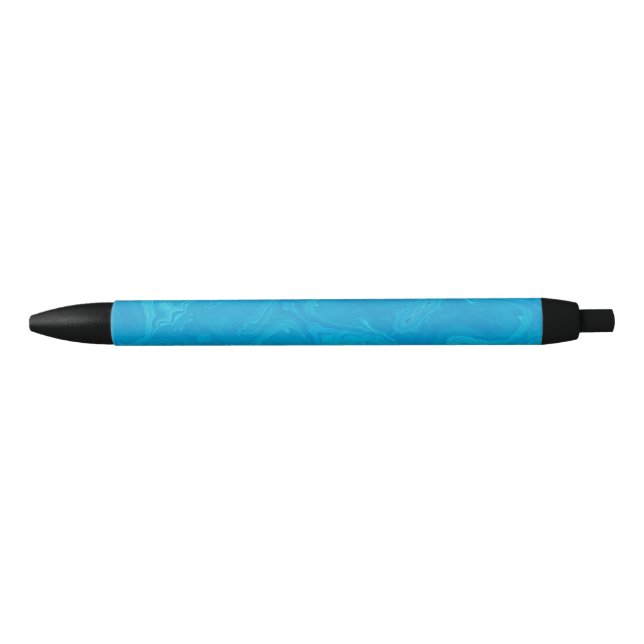 Abstrakte Blaue Marmor Personalisierte  Kugelschreiber (Vorderseite)