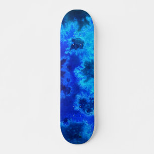 Abstrakte blaue Ozean-Luftaufnahme Skateboard