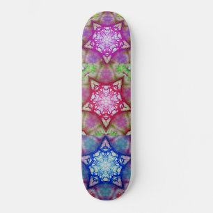 ABSTRAKTE BLAUE PINK LILA STARTEN SKATEBOARD