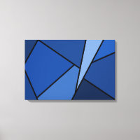 Abstrakte Blaue Polygonen