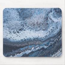 Abstrakte blaue und graue Ozeandrift