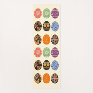 abstrakte Blockdrucke Yogamatte