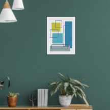 Abstrakte Blöcke 1 Geometrisches Design