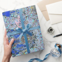 Abstrakte Blues-Lavendel