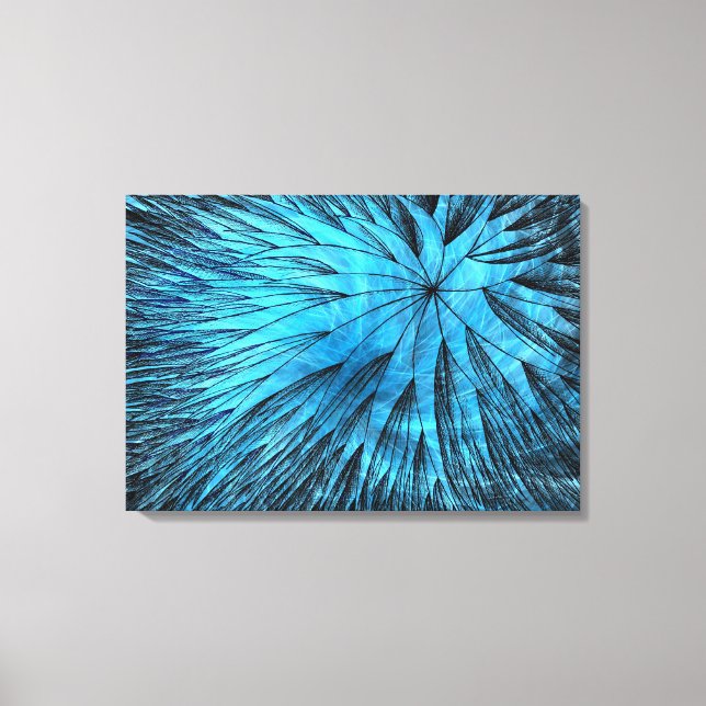 Abstrakte Blume 5 - Canvas Print Leinwanddruck (Vorderseite)