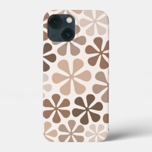 Abstrakte Blume (B) Braune Taupe Case-Mate iPhone Hülle