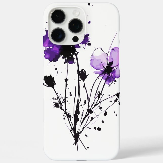 Abstrakte Blume Case-Mate iPhone Hülle (Rückseite)
