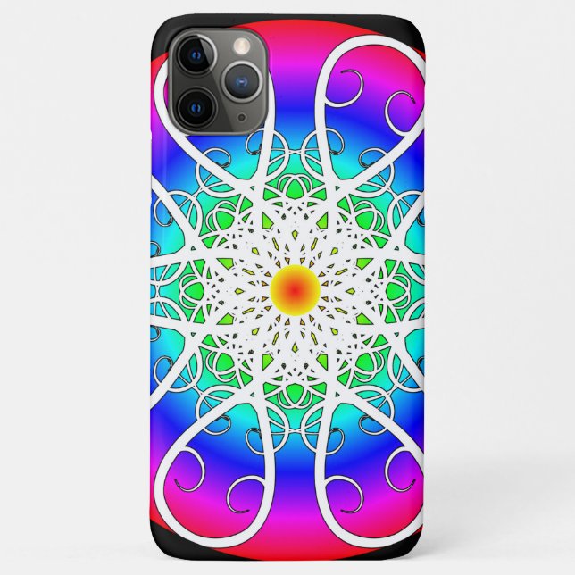 Abstrakte Blume Case-Mate iPhone Hülle (Rückseite)