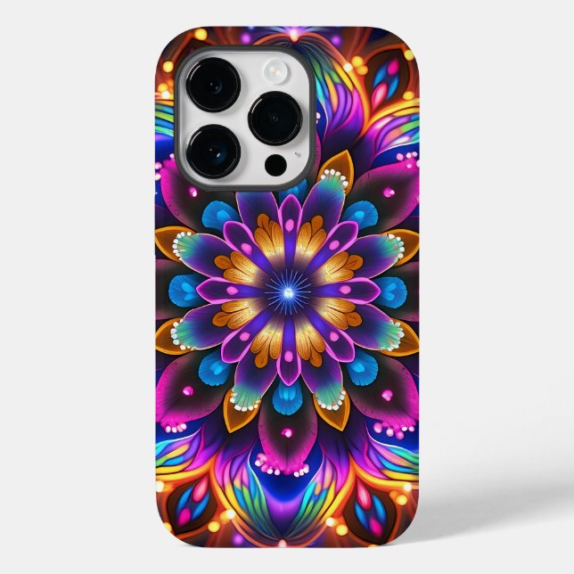 Abstrakte Blume Case-Mate iPhone Hülle (Rückseite)