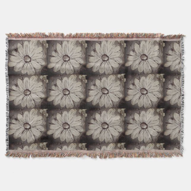 Abstrakte Blume Decke (Vorderseite)