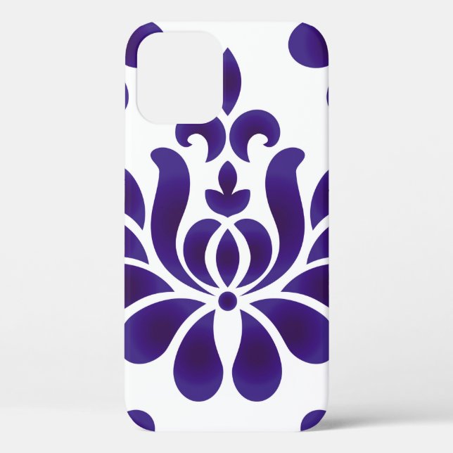 Abstrakte Blume dekorative Ornamenterdamm Case-Mate iPhone Hülle (Rückseite)