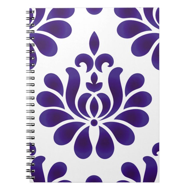Abstrakte Blume dekorative Ornamenterdamm Notizblock (Vorderseite)