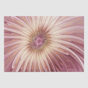 Abstrakte Blume Fraktal Kunst und Schatten Burgund Seidenpapier