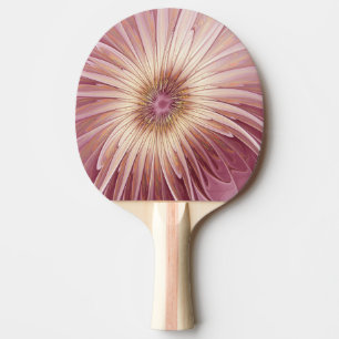 Abstrakte Blume Fraktal Kunst und Schatten Burgund Tischtennis Schläger