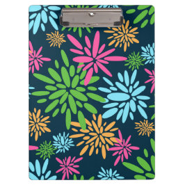 Abstrakte Blume für Feuerwerkskörper Zwischenablag Klemmbrett