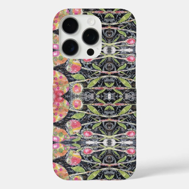 Abstrakte Blume für gemischte Medien Case-Mate iPhone Hülle (Rückseite)