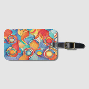 Abstrakte Blume Gepäckanhänger