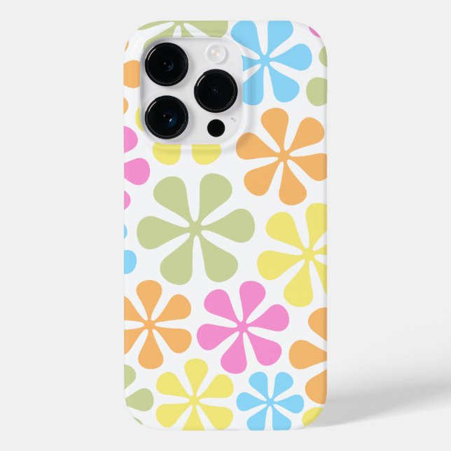 Abstrakte Blume Helle Farbmischung Case-Mate iPhone Hülle (Rückseite)
