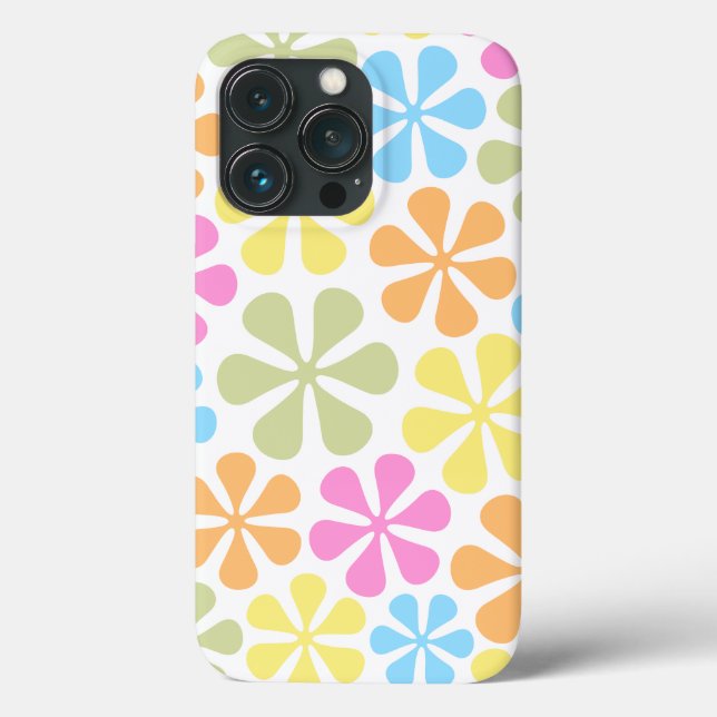 Abstrakte Blume Helle Farbmischung Case-Mate iPhone Hülle (Rückseite)