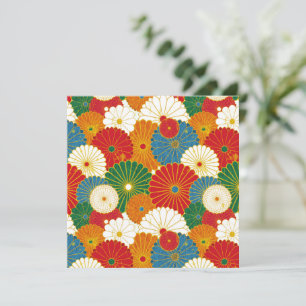 Abstrakte Blume Karte