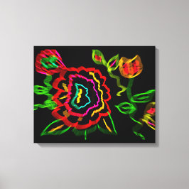 Abstrakte Blume Leinwanddruck