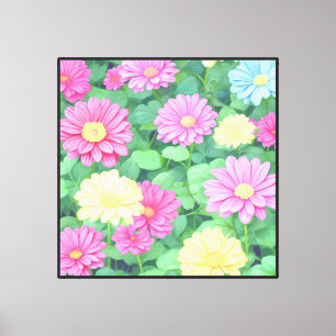 Abstrakte Blume Leinwanddruck