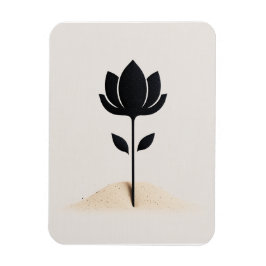 Abstrakte Blume Magnet
