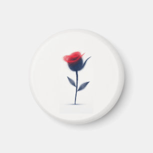 Abstrakte Blume Magnet