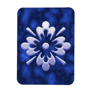 Abstrakte Blume Magnet