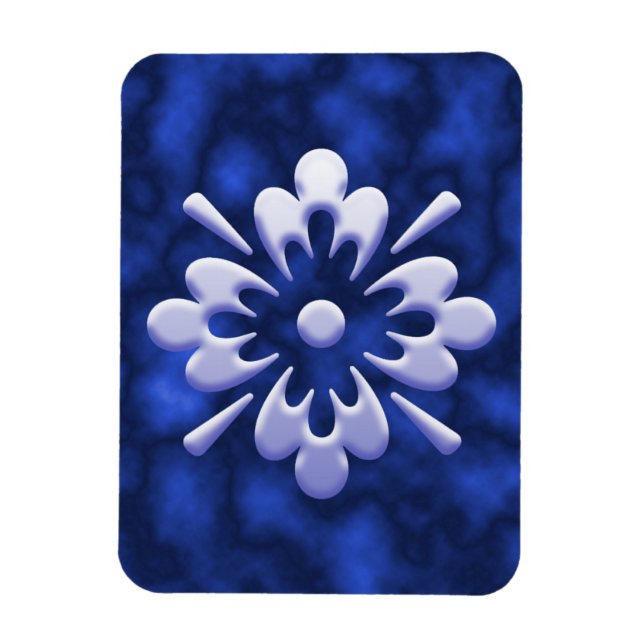 Abstrakte Blume Magnet (Vertikal)