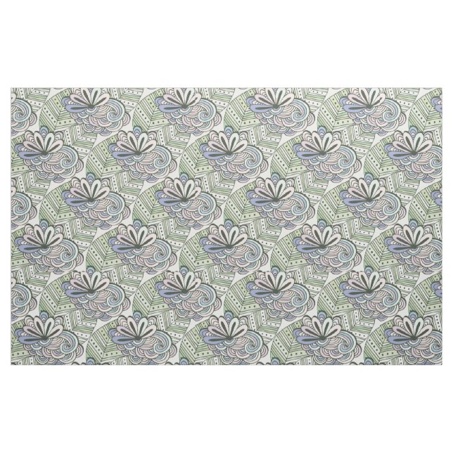 Abstrakte Blume Muster Stoff (Fat Quarter (45,7 x 55,9 cm))