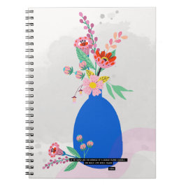 Abstrakte Blume | Notebook-Journal Notizblock