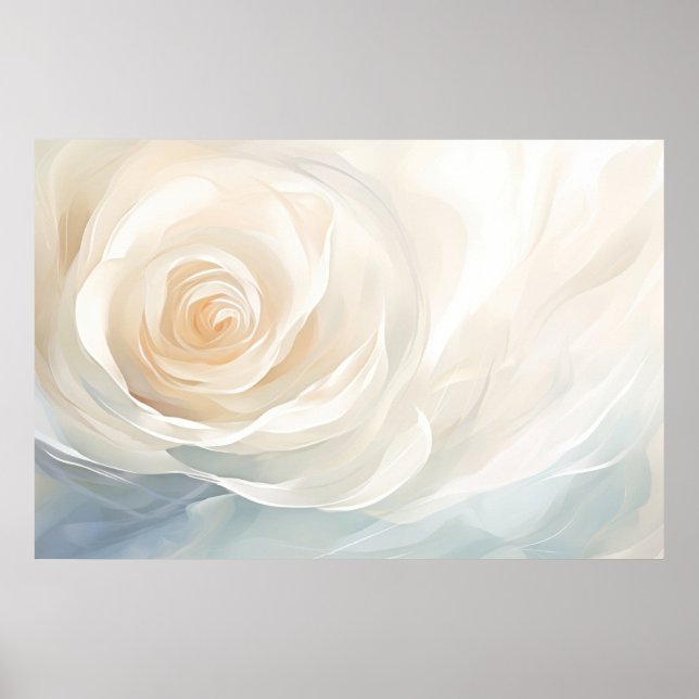 Abstrakte Blume Poster (Vorne)