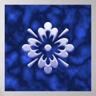Abstrakte Blume Poster