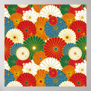 Abstrakte Blume Poster