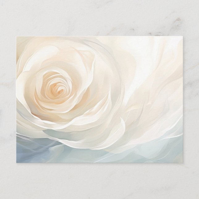 Abstrakte Blume Postkarte (Vorderseite)